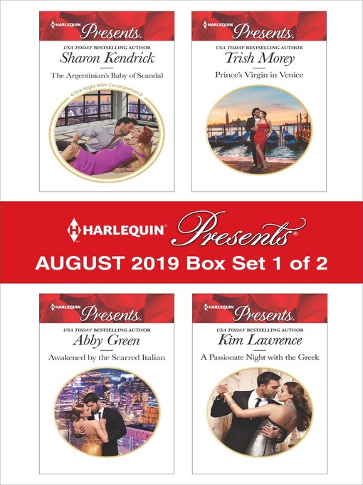 Title details for Harlequin Presents, August 2019, Box Set 1 of 2 by Sharon Kendrick - Available